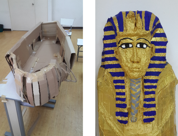 mummy sarcophagus school project