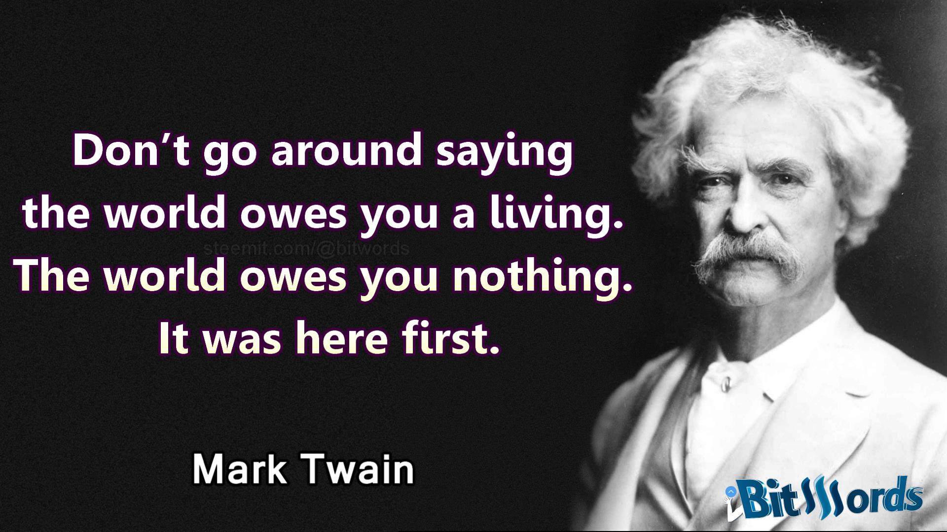 Mark Twain quotations - The Word The