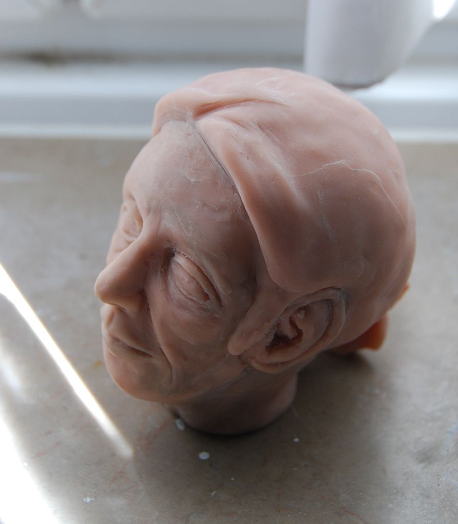 Sculpting A Creature Bust With Super Sculpey 