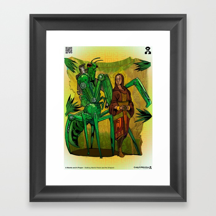 a-mantis-and-a-prayer-the-stalking-robot-mantid-and-the-shepherd-framed-prints.jpg
