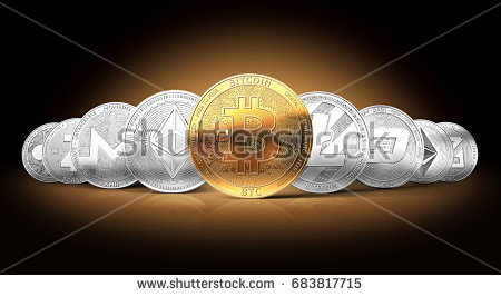 stock-photo-set-of-cryptocurrencies-with-a-golden-bitcoin-on-the-front-as-the-leader-bitcoin-as-most-important-683817715.jpg