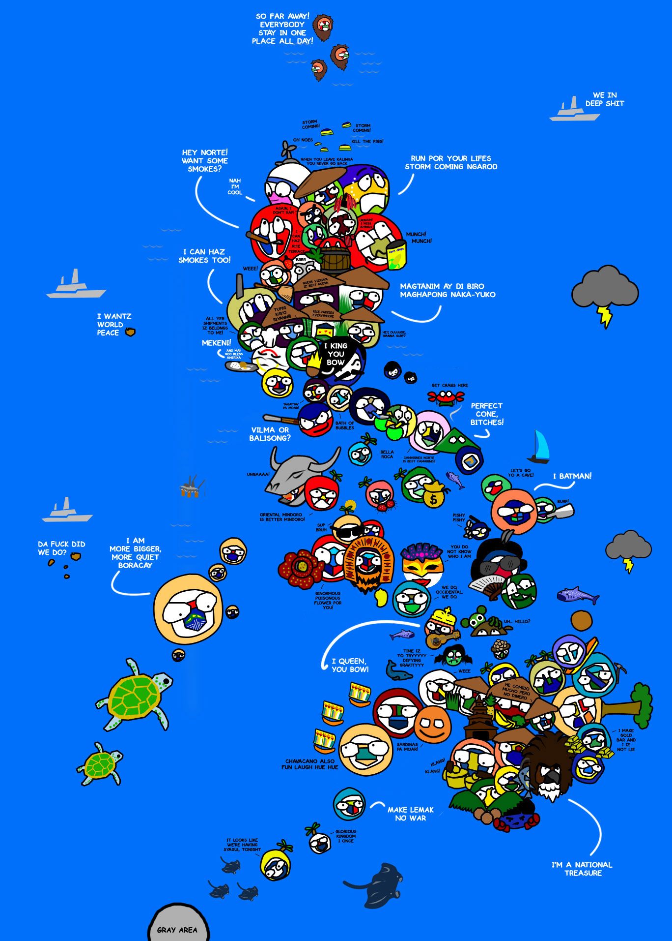 A Polandball Map Of The Philippines Steemit