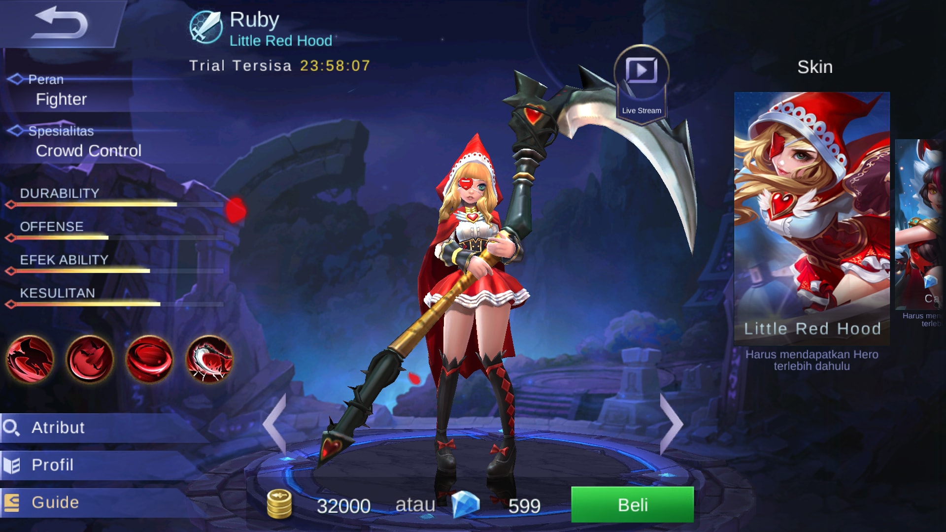 MOBA GAME MOBILE LEGENDS Hero Ruby Review