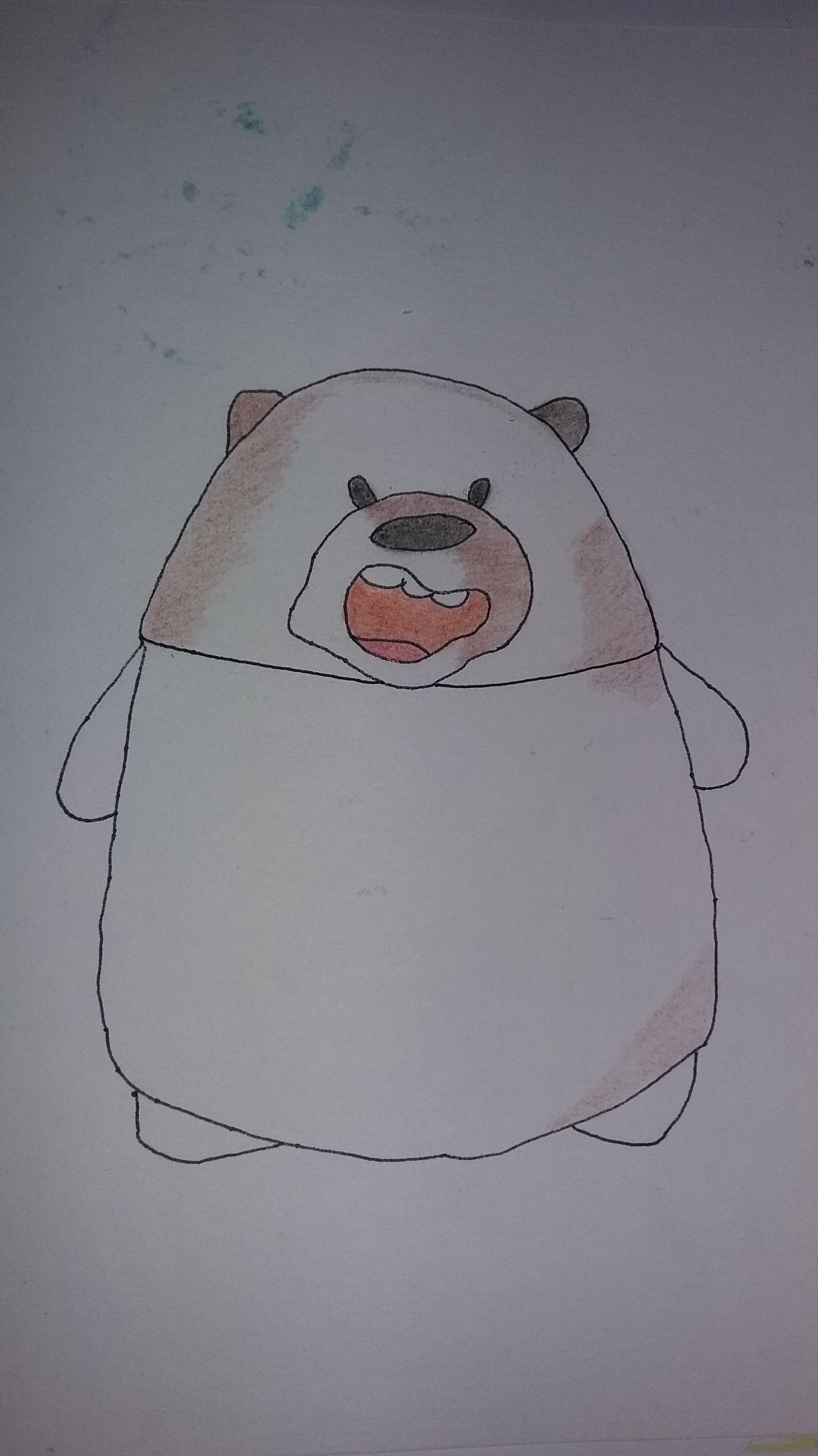 Medium Size Of How To Draw A Baby Red Panda Video Step - We Bare Bears  Panda Png, Transparent Png - kindpng