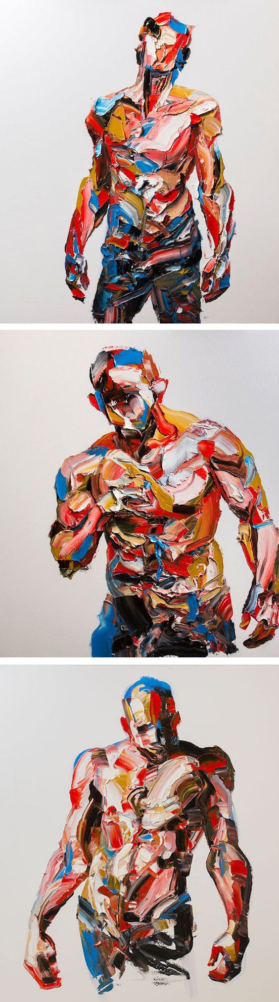 Artist Masterfully Maneuvers a Palette Knife to Sculpt Dynamic Paintings.jpg