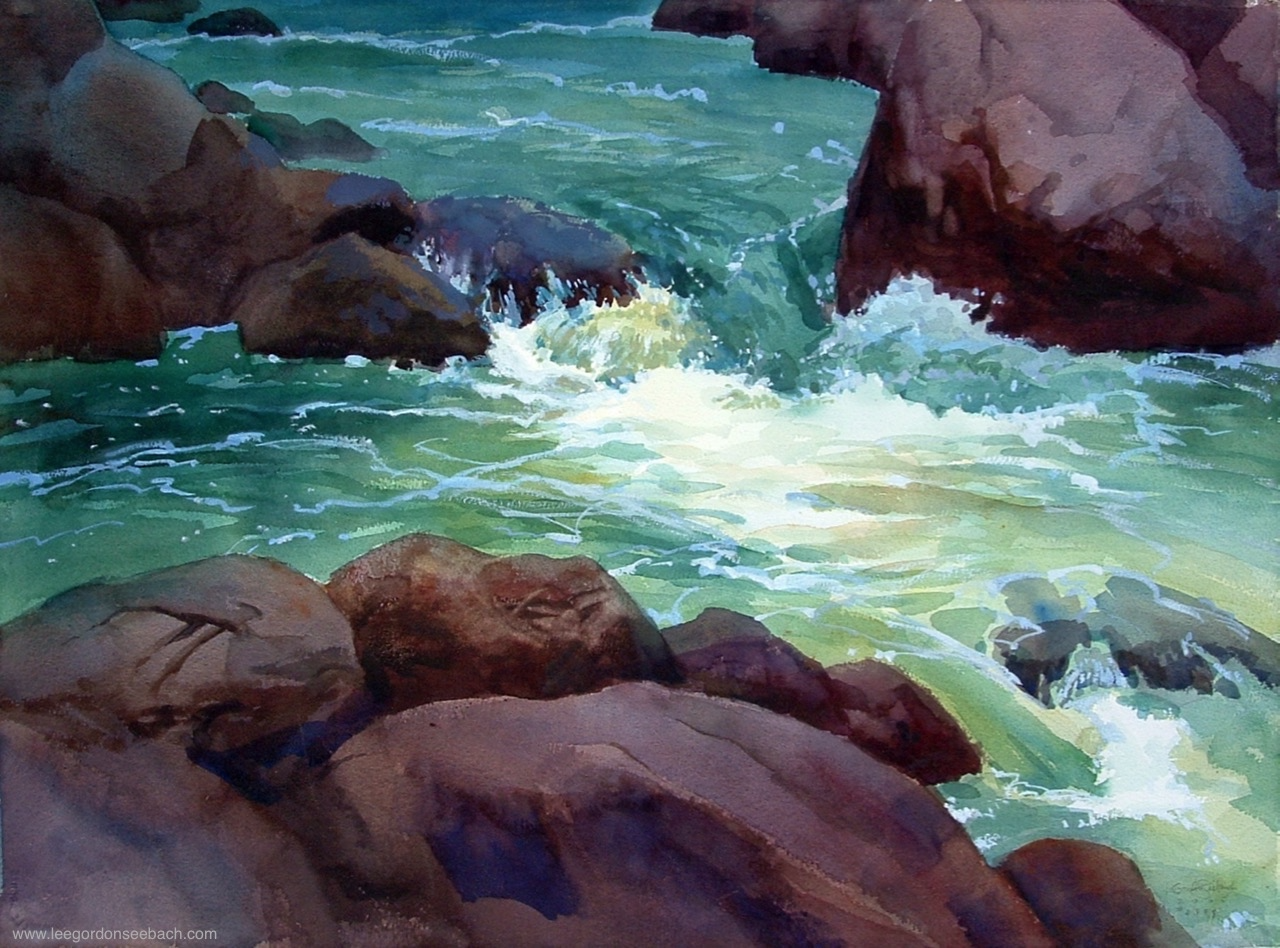 River Rock Painting (Watercolor) — Steemit