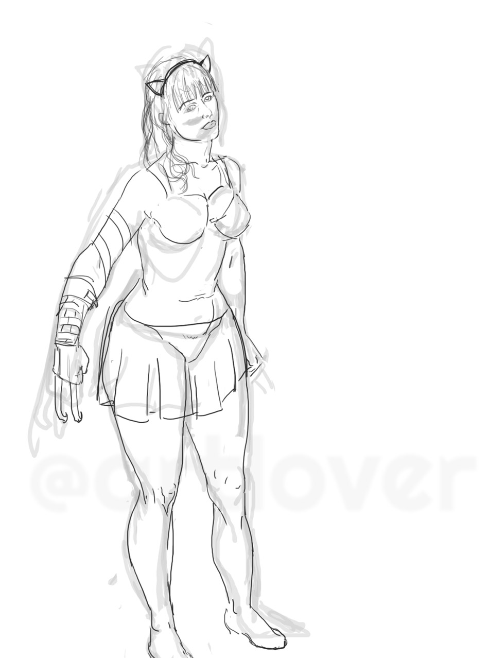 Cat Girl Poses Cat Girl Poses