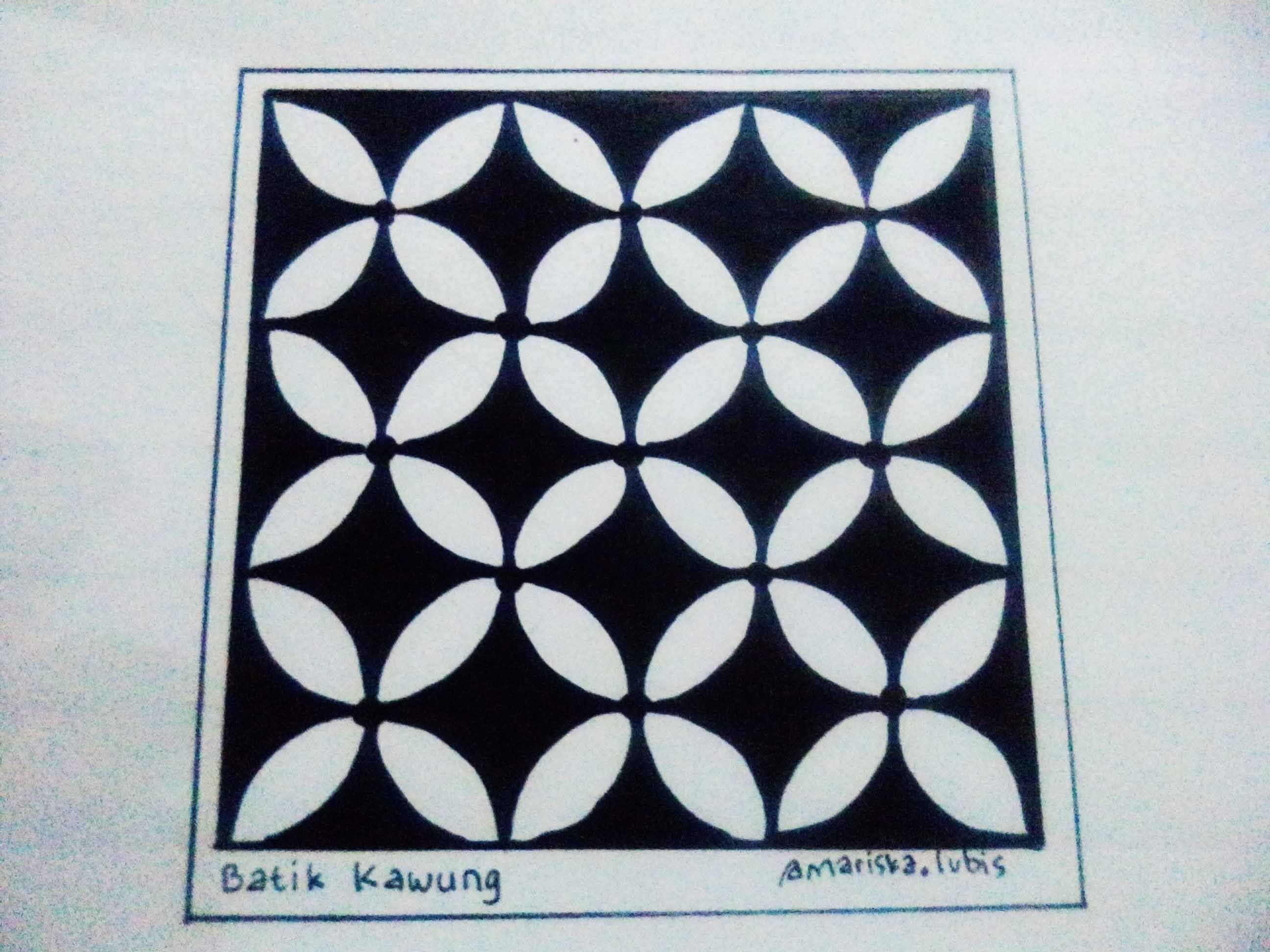 Batik Doodle Indonesia 1 Batik Kawung Ind Eng Steemit