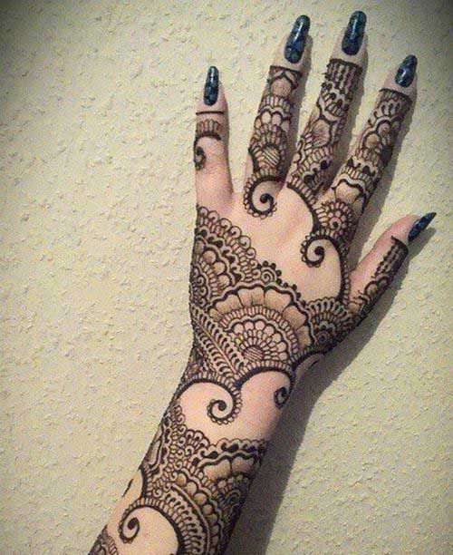 Top 83+ Full Hand Mehndi Designs For Brides | WeddingBazaar