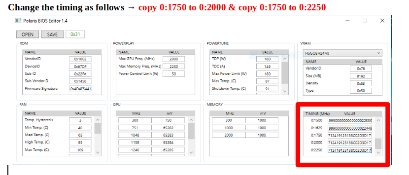 Bios Settings