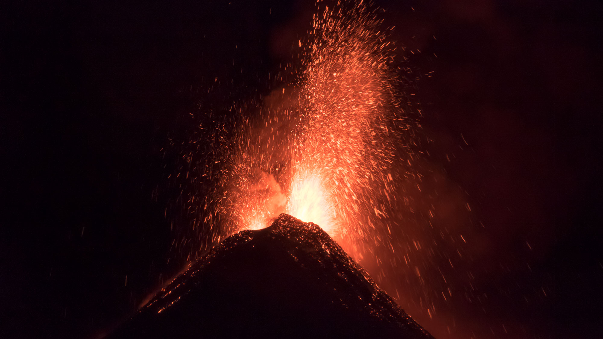 Climbing Acatenango Volcano Fuego Erupting Night.jpg