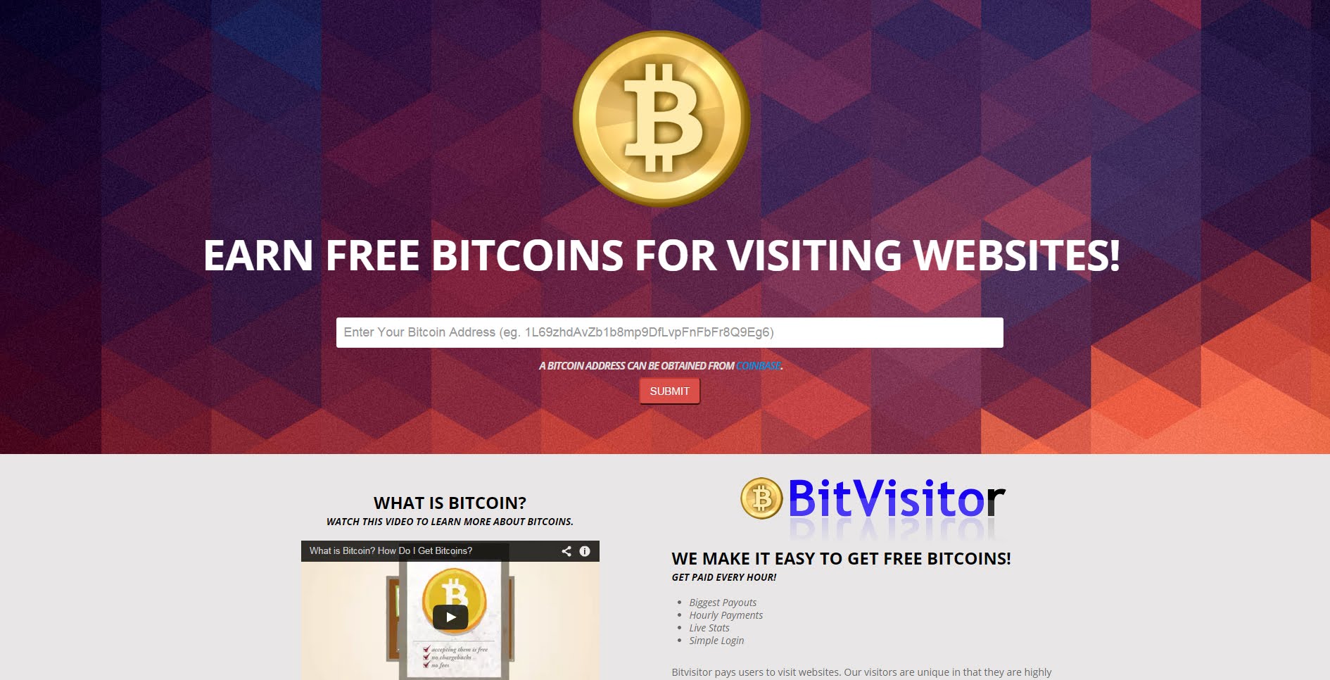 earn bitcoin visiting websites