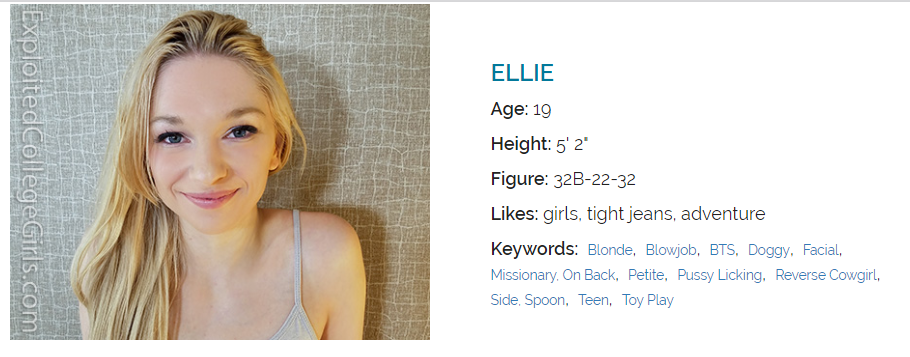 Ellie exploitedcollegegirls - [ExploitedCollegeGirls]Ellie