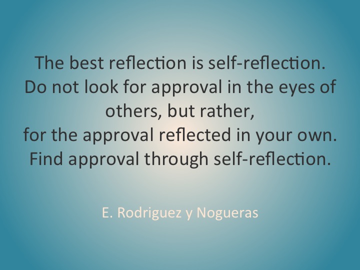 Best reflection is self.jpg