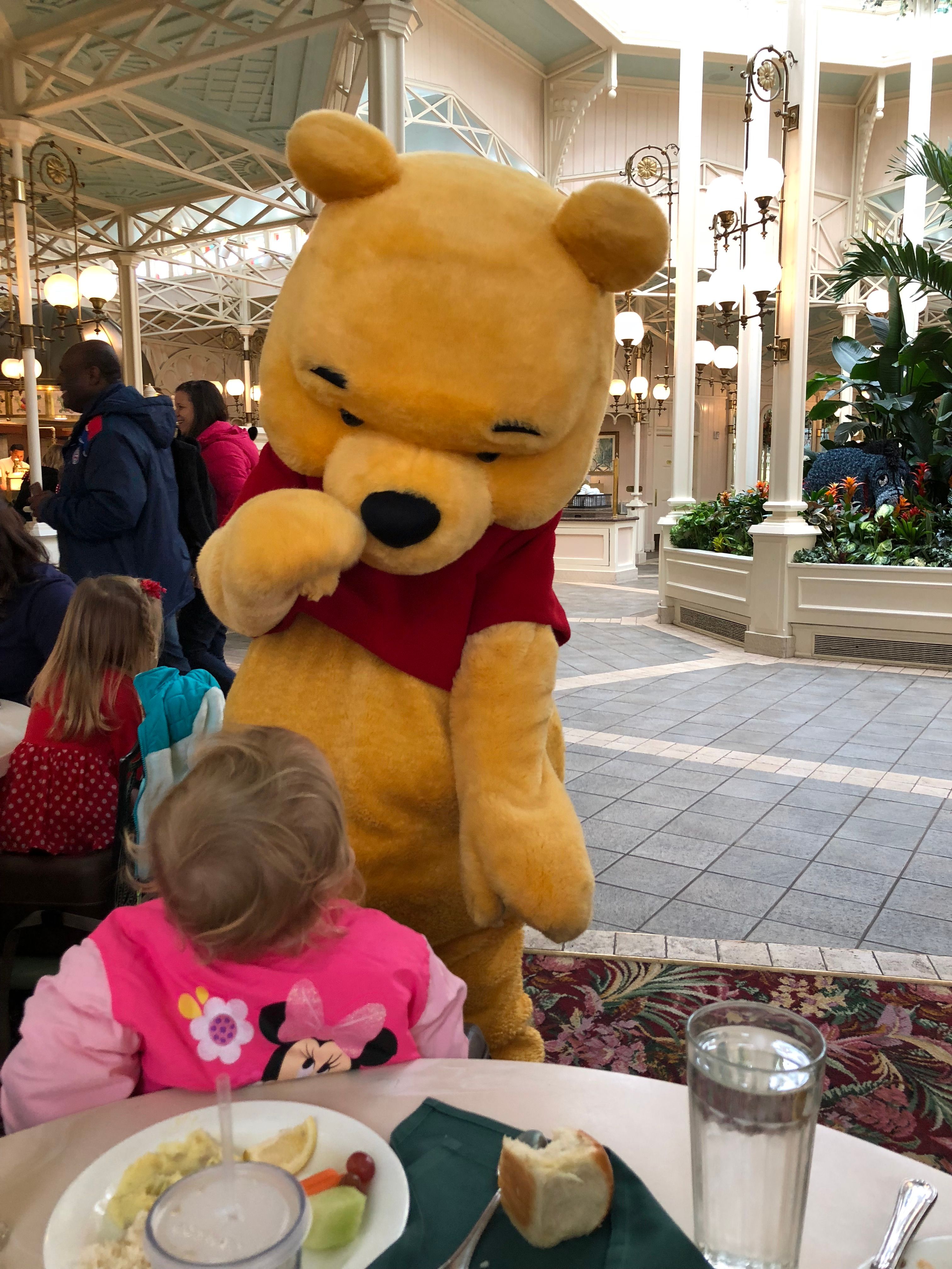 Winnie the Pooh shy Lunch Buffet in Walt Disney World at Crystal Palace!.jpg