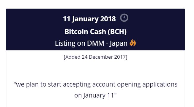 Bitcoin Cash Listing On Dm!   m Japan Steemit - 