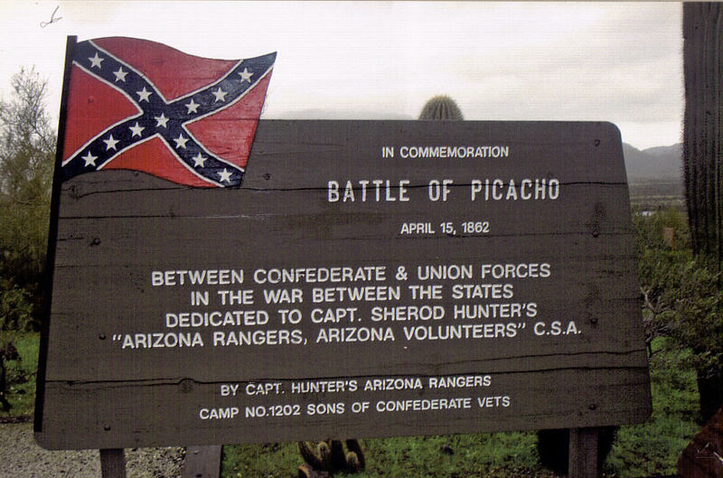 PICACHO PEAK Arizona. The 1862 Civil War battle in a western territory