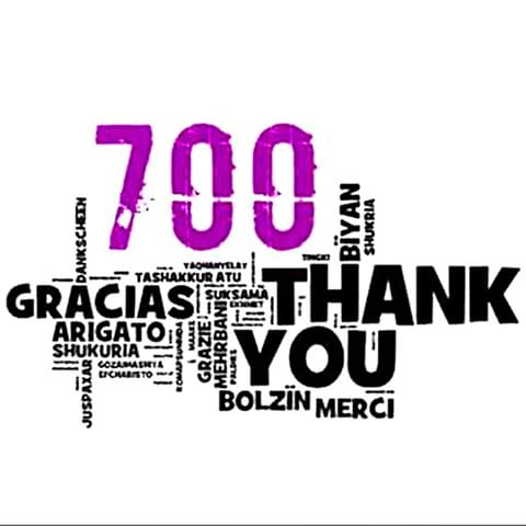 thank you for 700 follower - 700 followers on instagram thank you