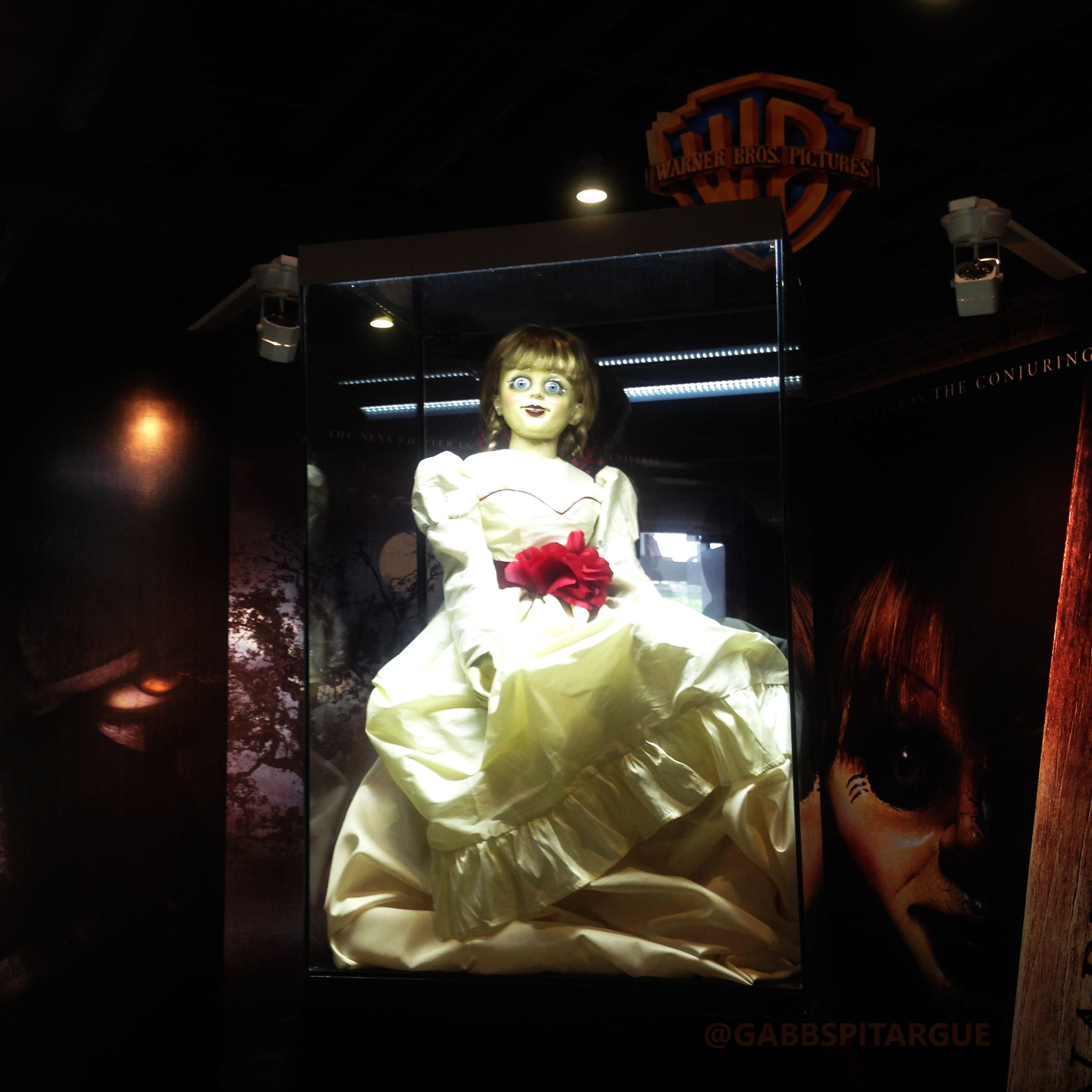 annabelle doll display