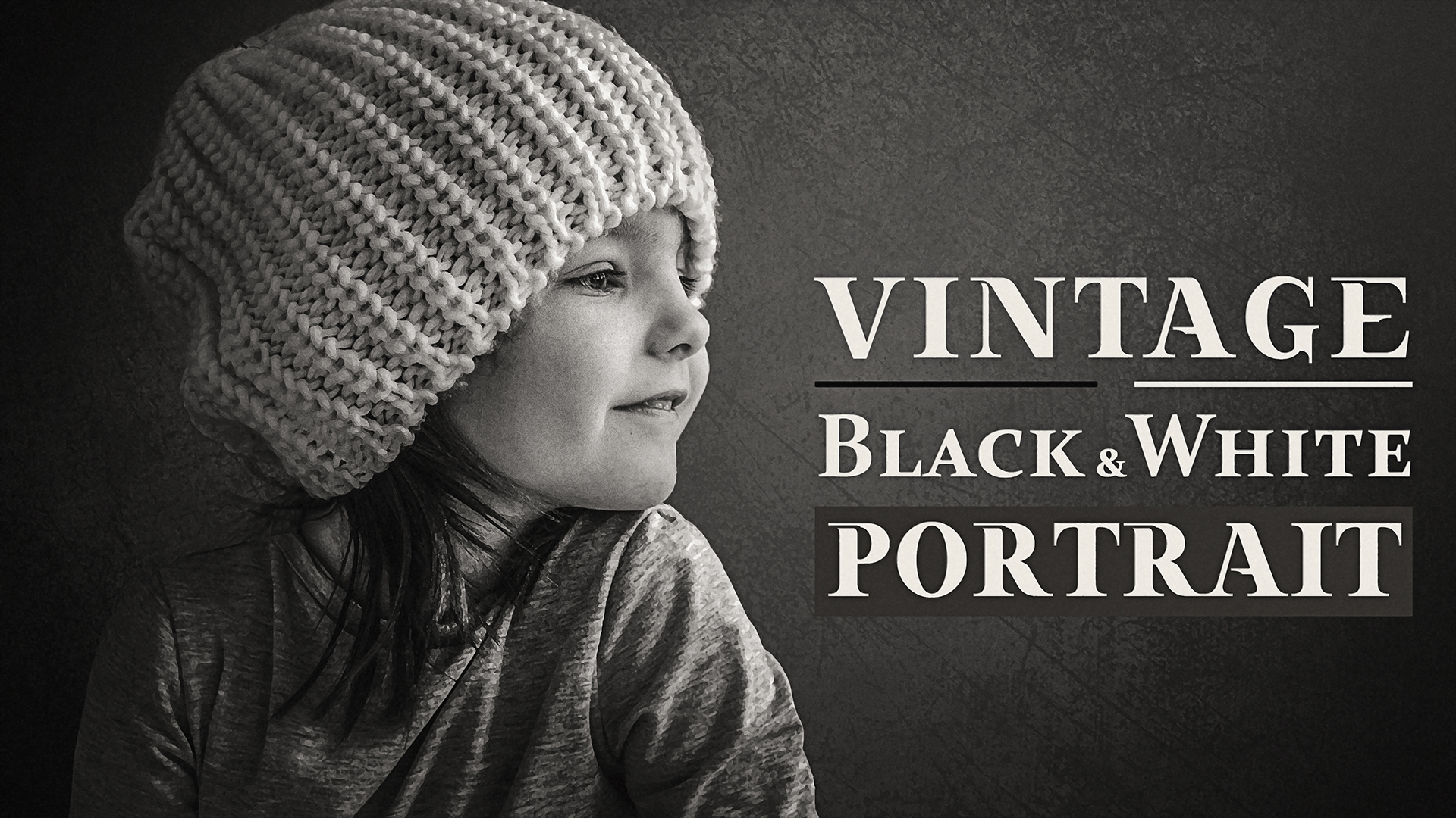 Vintage Black and White Portrait Photoshop Tutorial Darkness Photography Editings.jpg