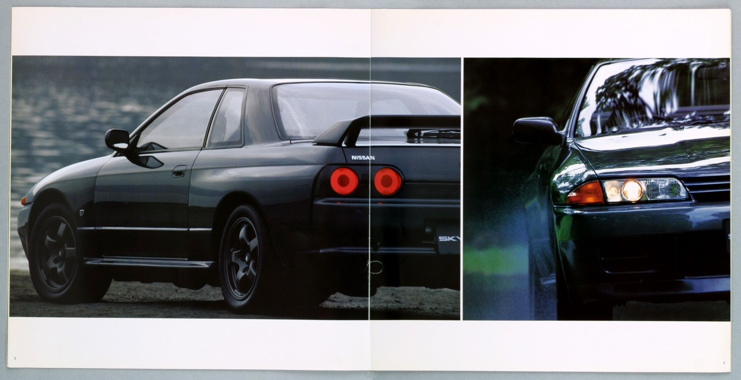 Ex+ NISSAN SKYLINE GT-R R32 1991 Japanese Brochure Japan Tracking F/S 