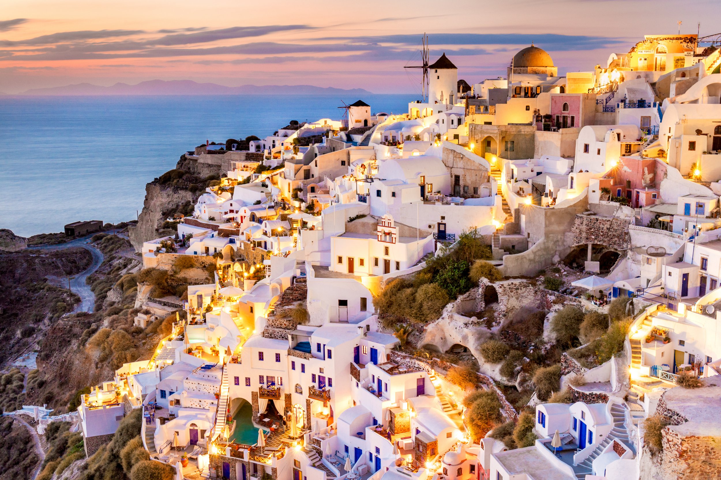 Oia at Sunset, Santorini, Greece
