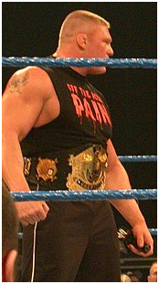 Butality Wwe Raw Kane And Brock Lesnar In Wild Brawl Steemit - kane brawl stars