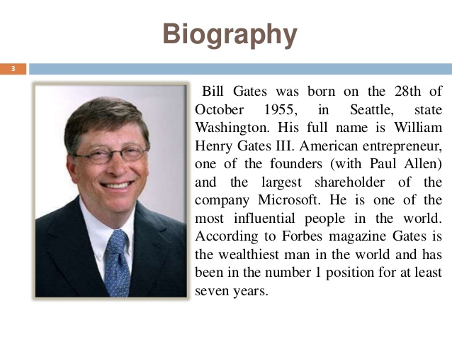 The Life And Business Lesson Of Bill Gates About Her Life - 