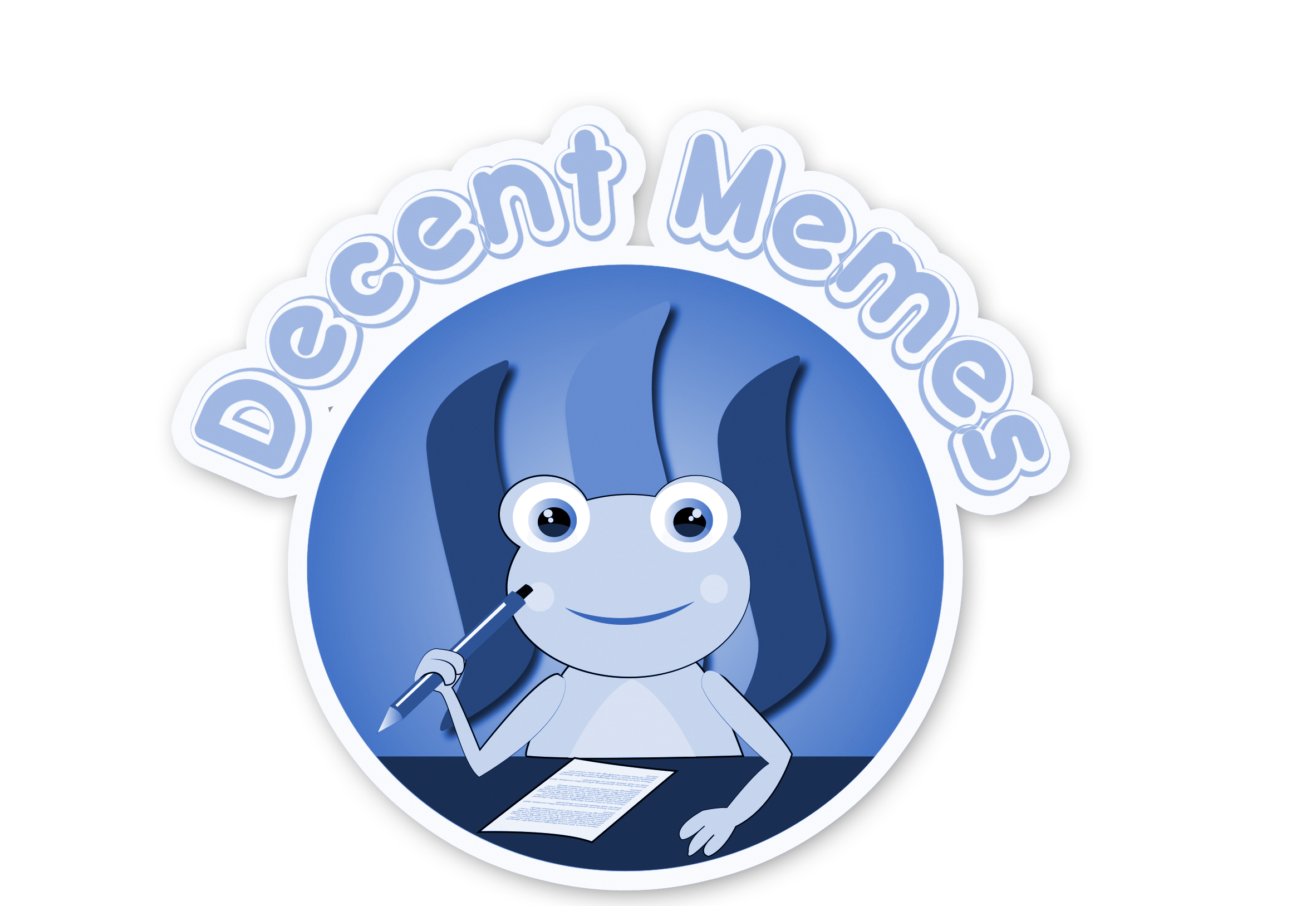 Decent Memes logo Blue.png