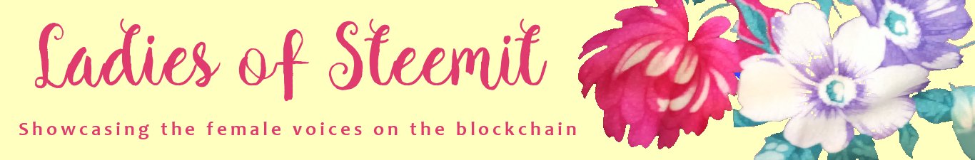 Ladies of Steemit yellow banner.jpeg