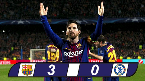 Barca 3 chelsea 0 Clearance