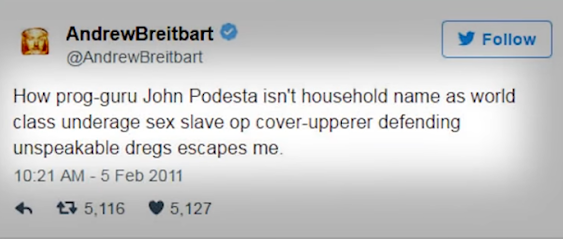 Breitbart Infamous John Podesta Pedophile Tweet.png