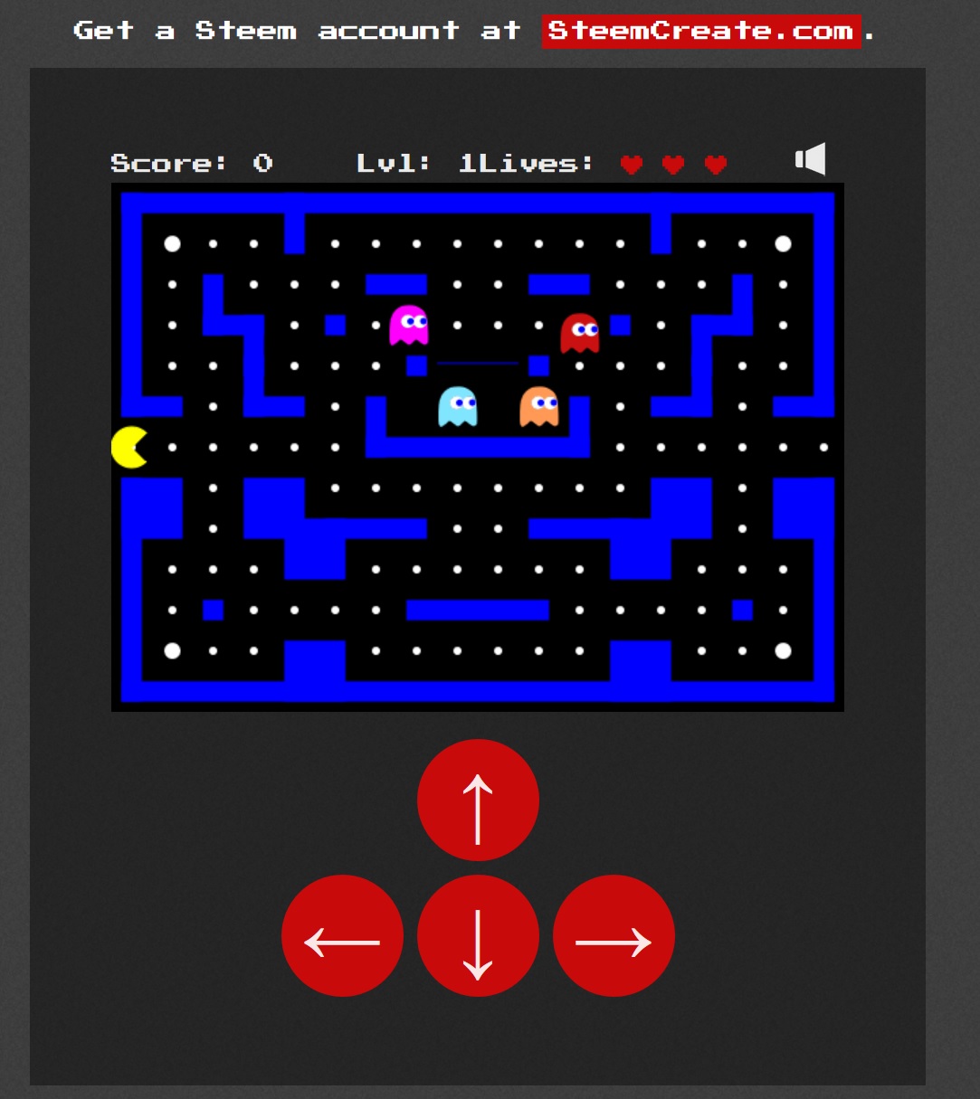 Steem PacMan - Get Rewarded by Playing Games - Steem Blockchain - Steemit.jpg