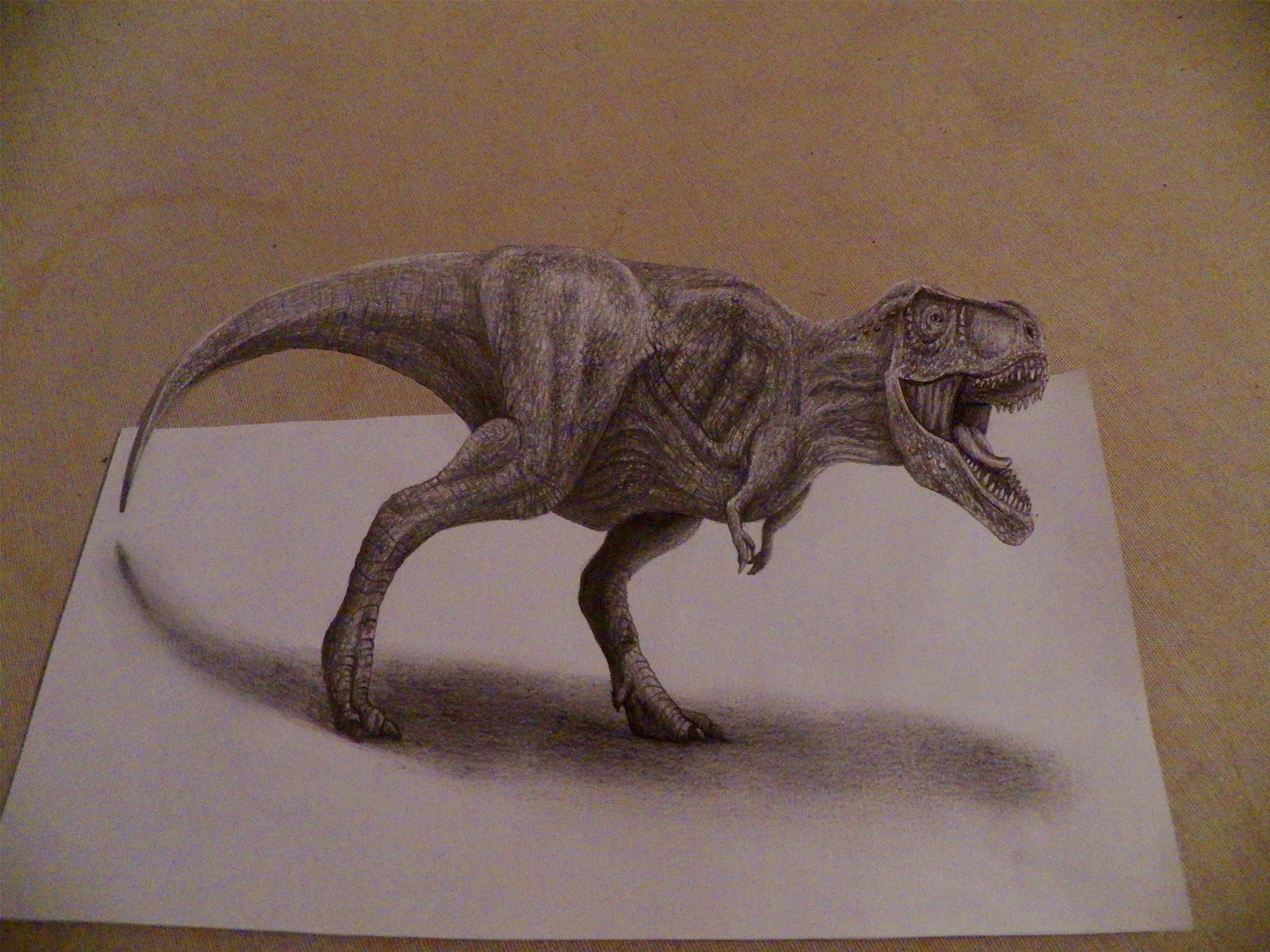 Steemit Jurasico // Conoce al TYRANNOSAURUS REX - El rey de los dinosaurios  // Dibujo 3D — Steemit