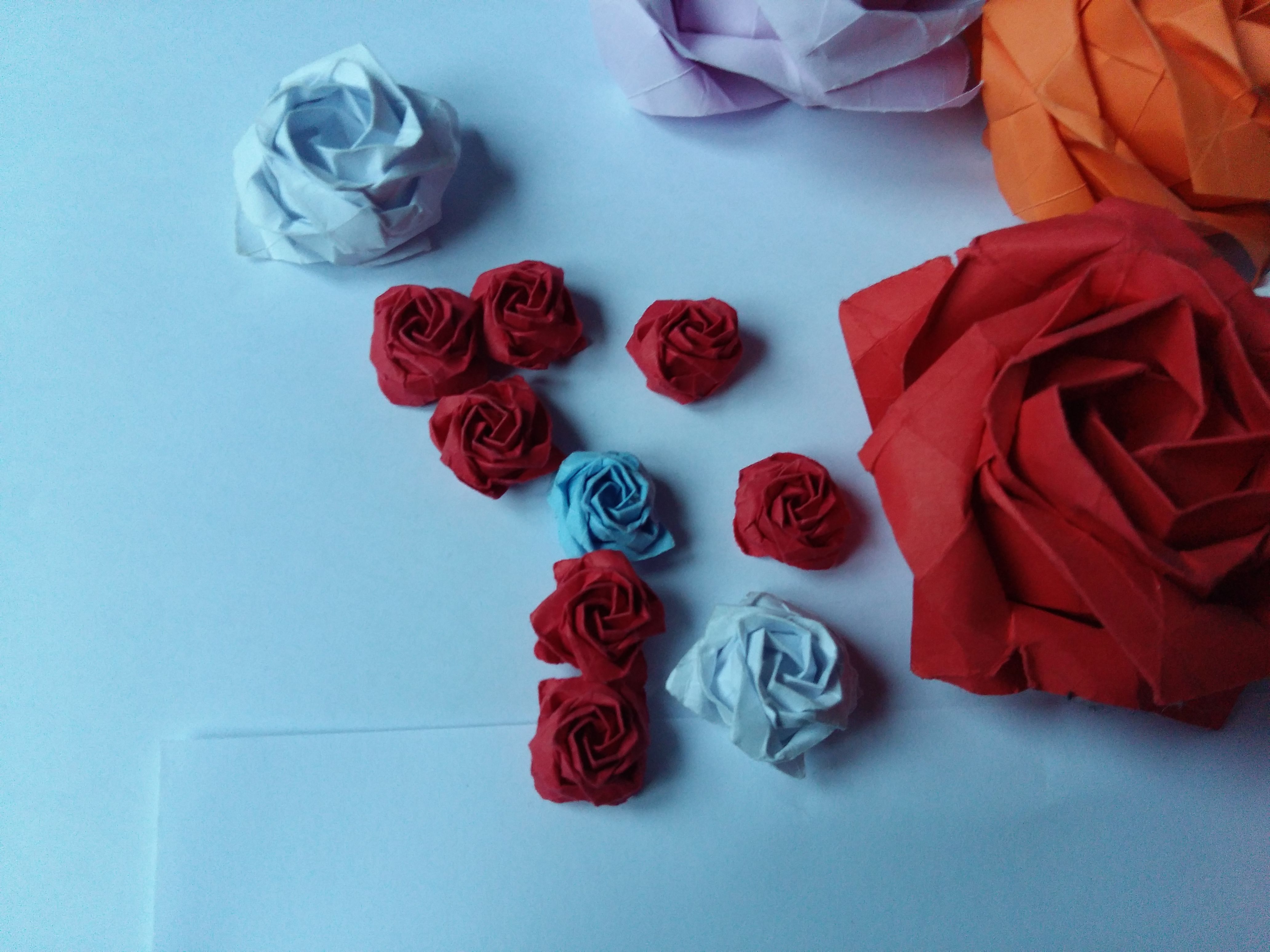 Origami Rose Steemit