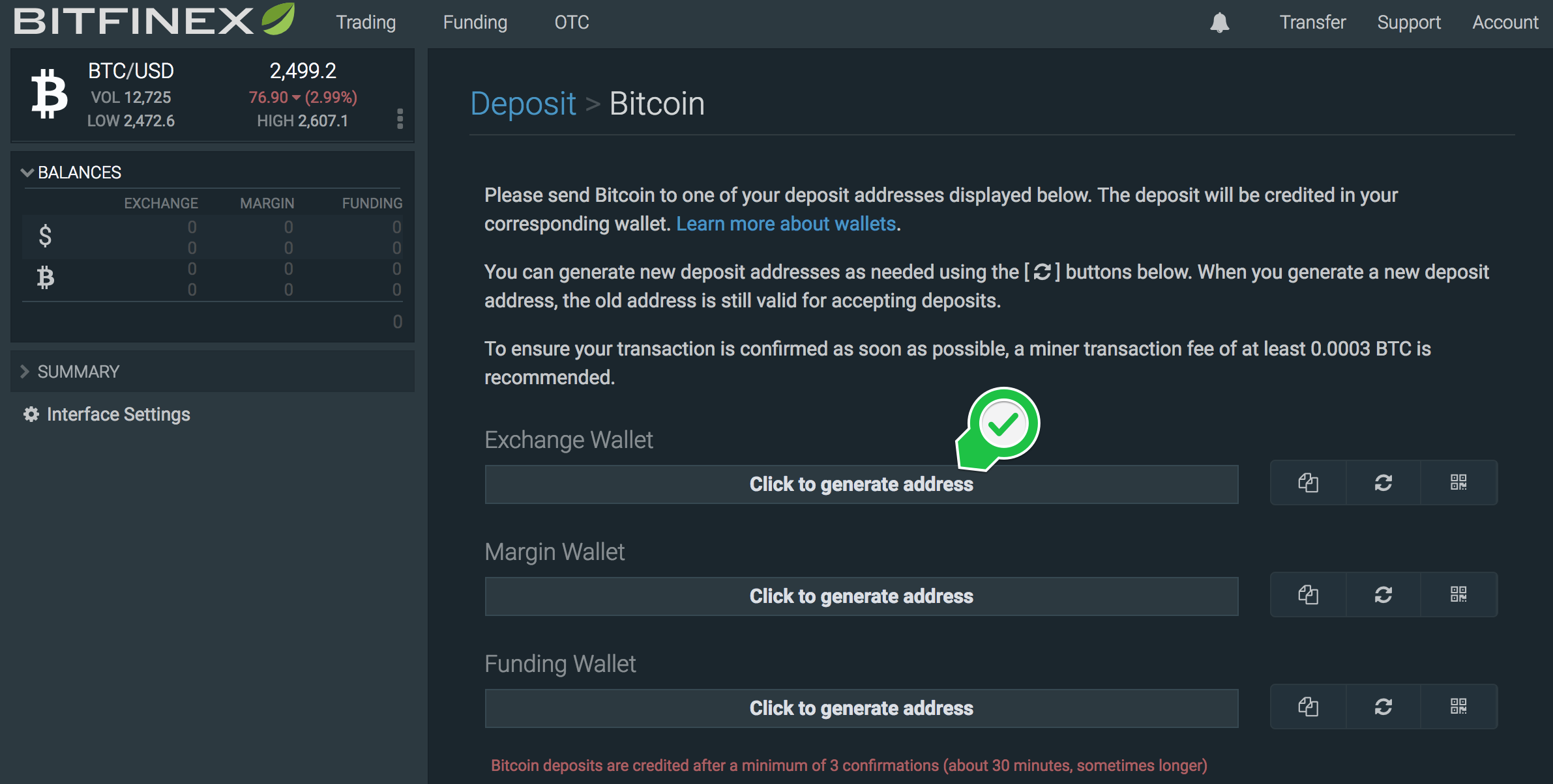 Binance, Bitfinex, Coinbase, Huobi receive about 40% of all BTCs