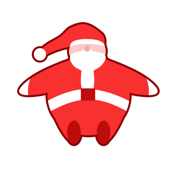Santa Claus is resting christmas design small.png