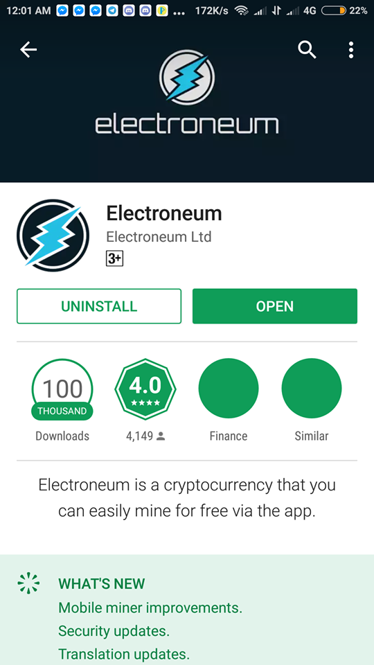 awesome mine electroneum