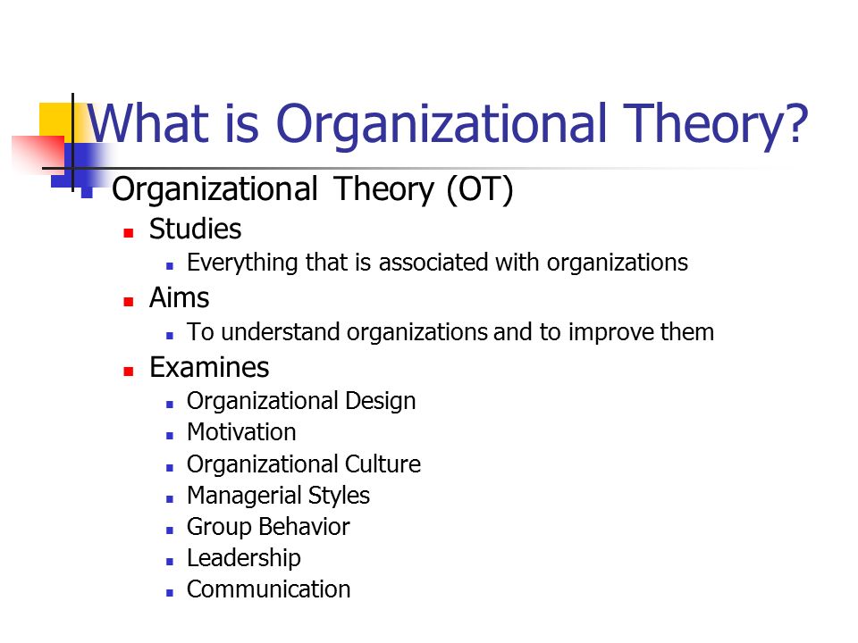 An organization theory — Steemit