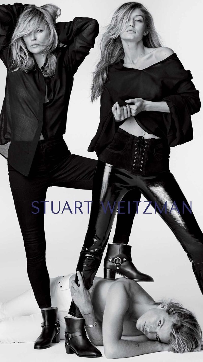 Gigi Hadid & Kate Moss by Mario Testino for Stuart Weitzman SS 2018 Campaign 3.jpg