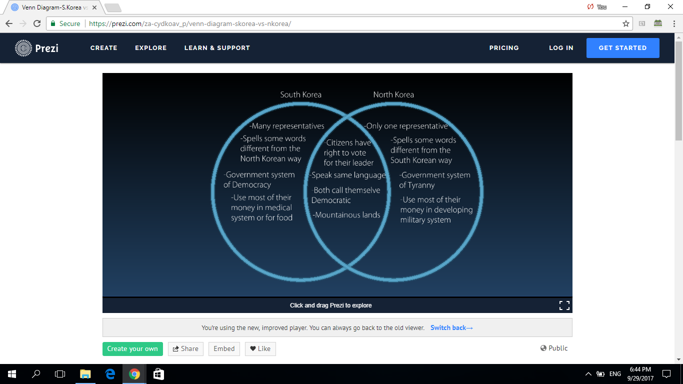 why north korea is very far different from south korea differences between north and south venn diagram