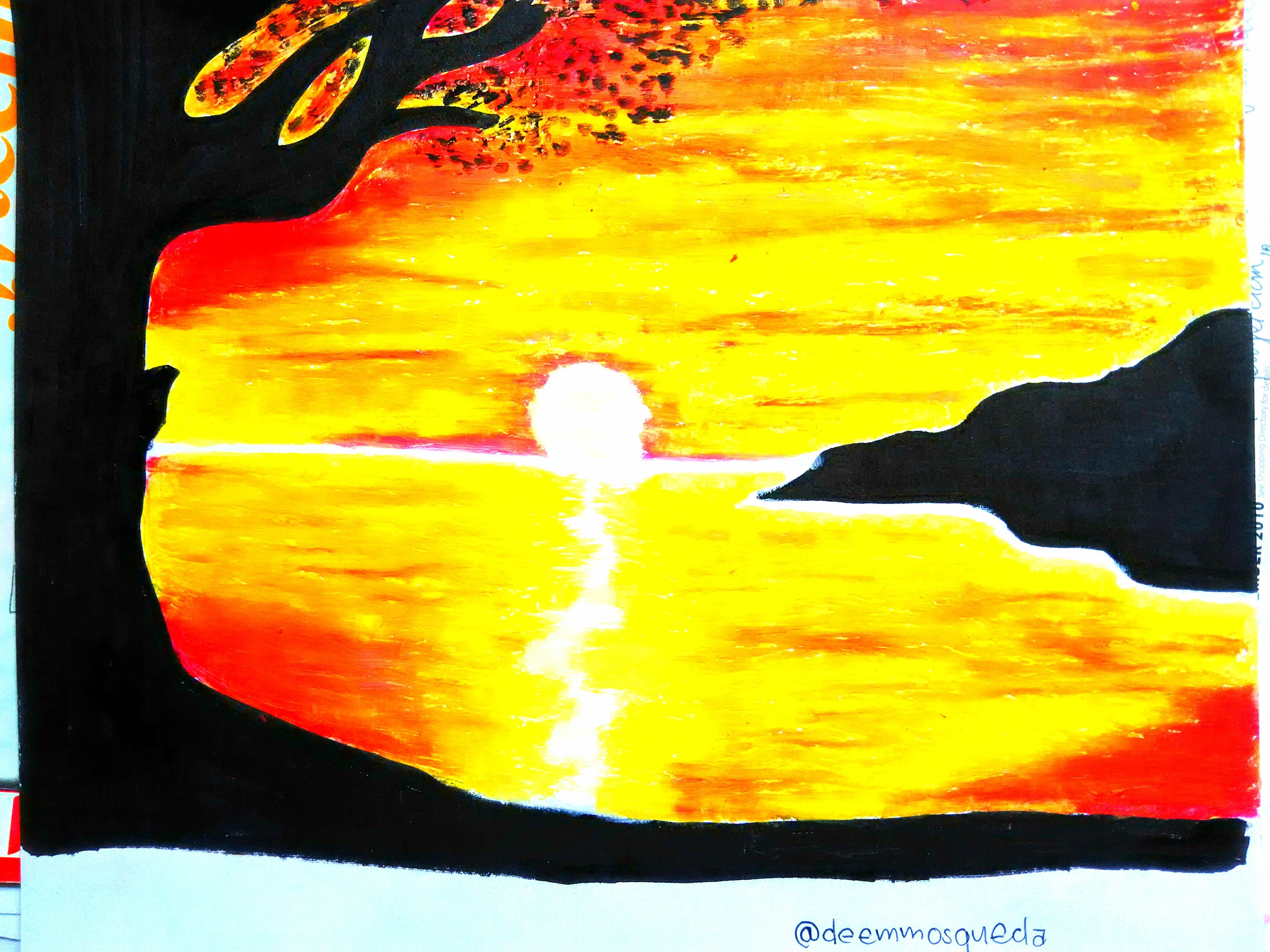 Featured image of post Sunrise Oil Pastel Scenery Drawing / Drawing pastel colors oil (sunrise new).