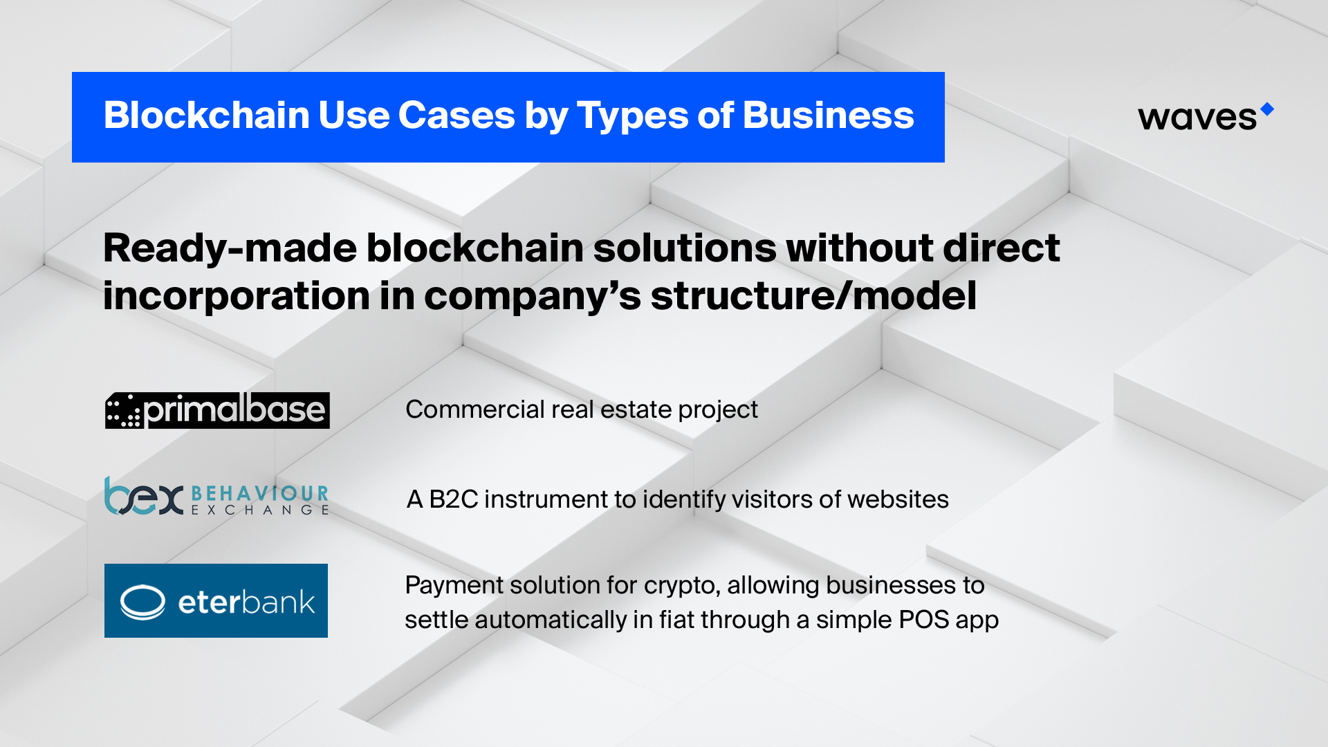 Blockchain Use Cases By Types Of Business