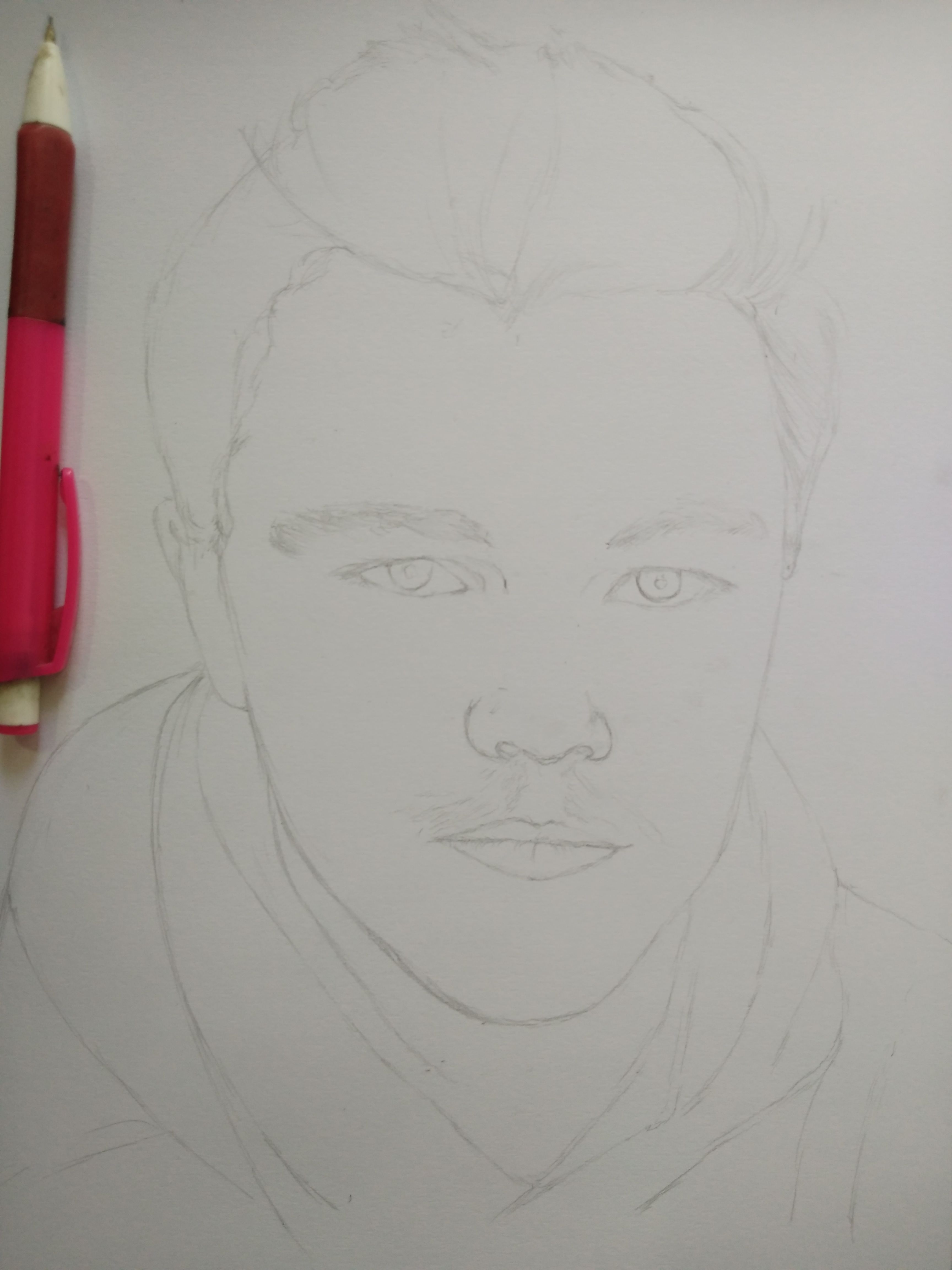 How I Draw A Realistic Portrait Leonardo DiCaprio With 