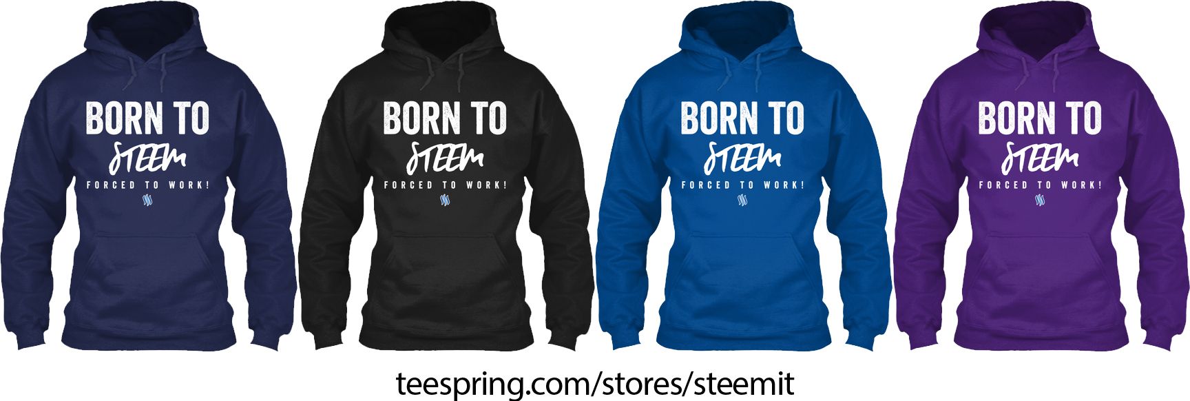 Born To Steem Hoodies.jpg