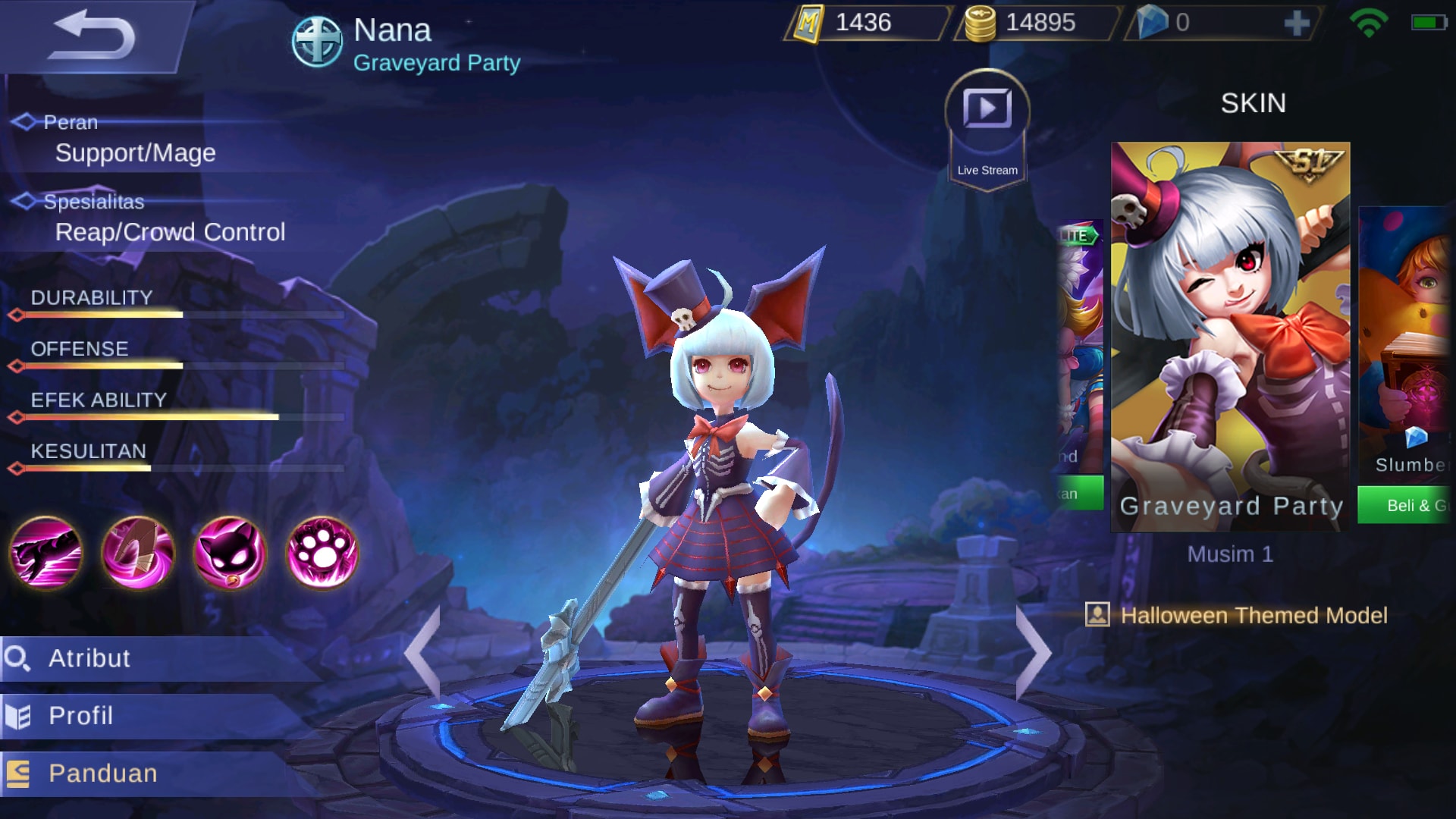MOBA GAME MOBILE LEGEND Hero Nana Review Tips And Trix And How