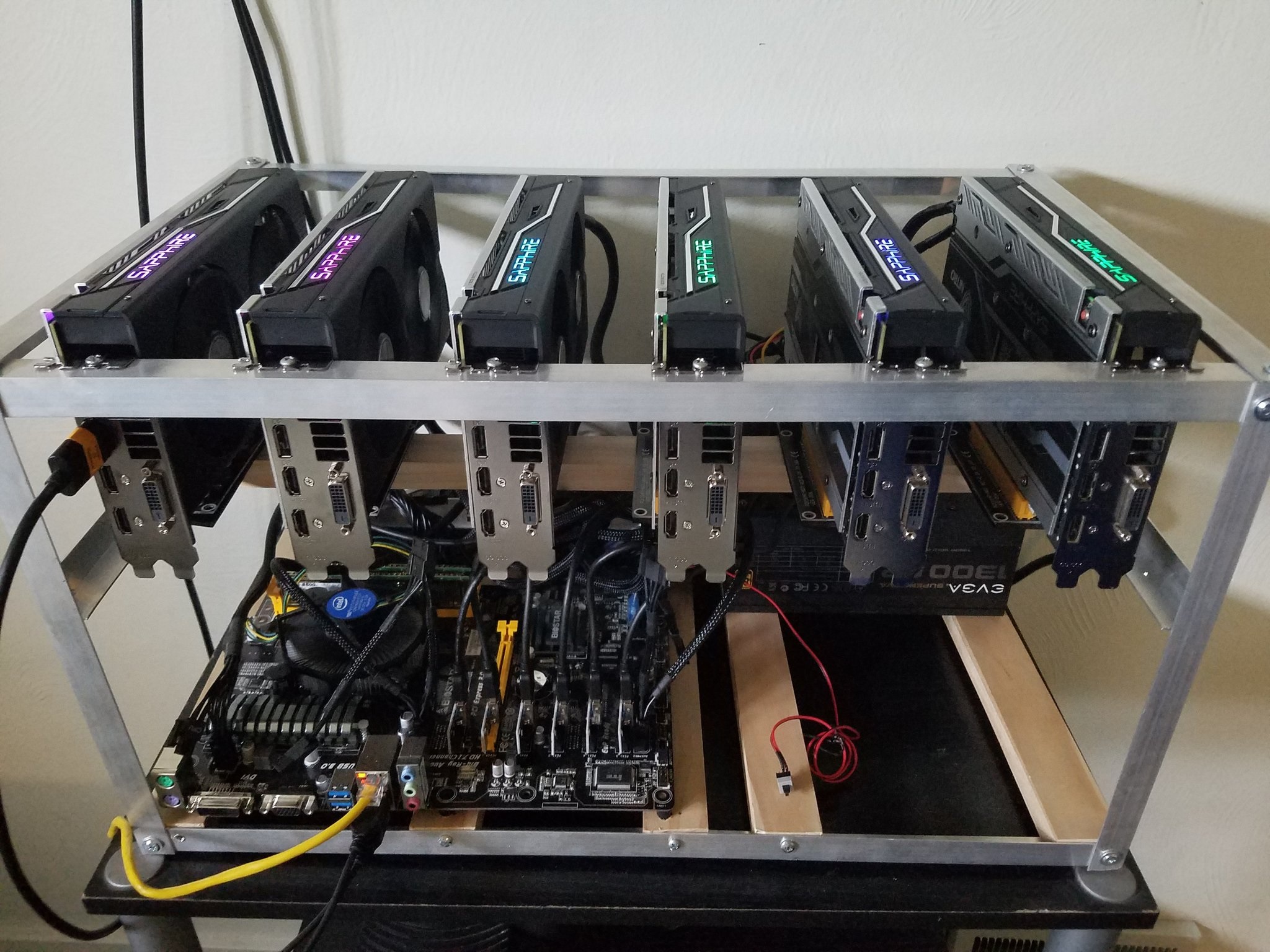 gpu crypto mining on wood blocks