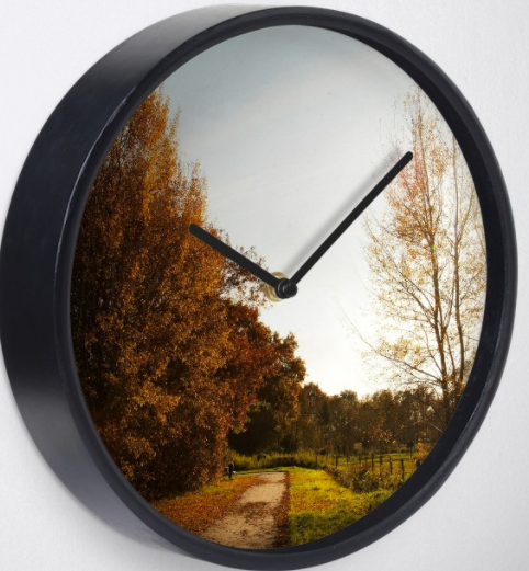 Autumn photography clock Redbubble