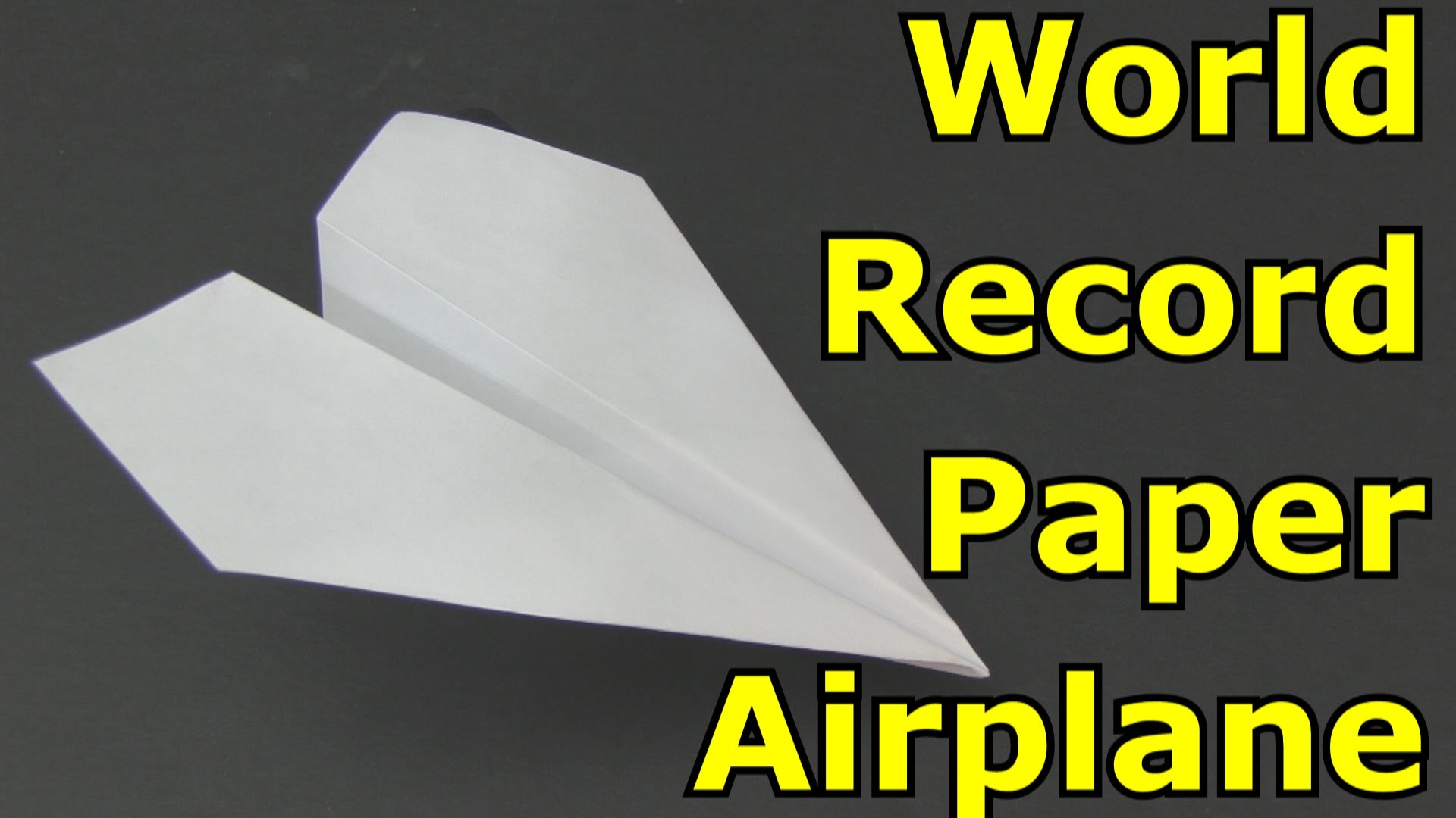 How To Make World Record Paper Airplane 2024 Caria Corrina