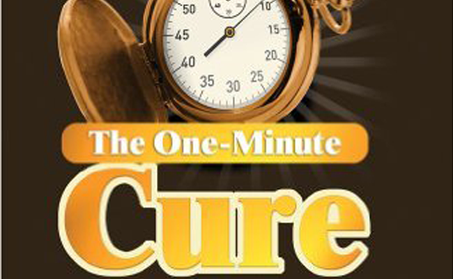 the one minute cure book